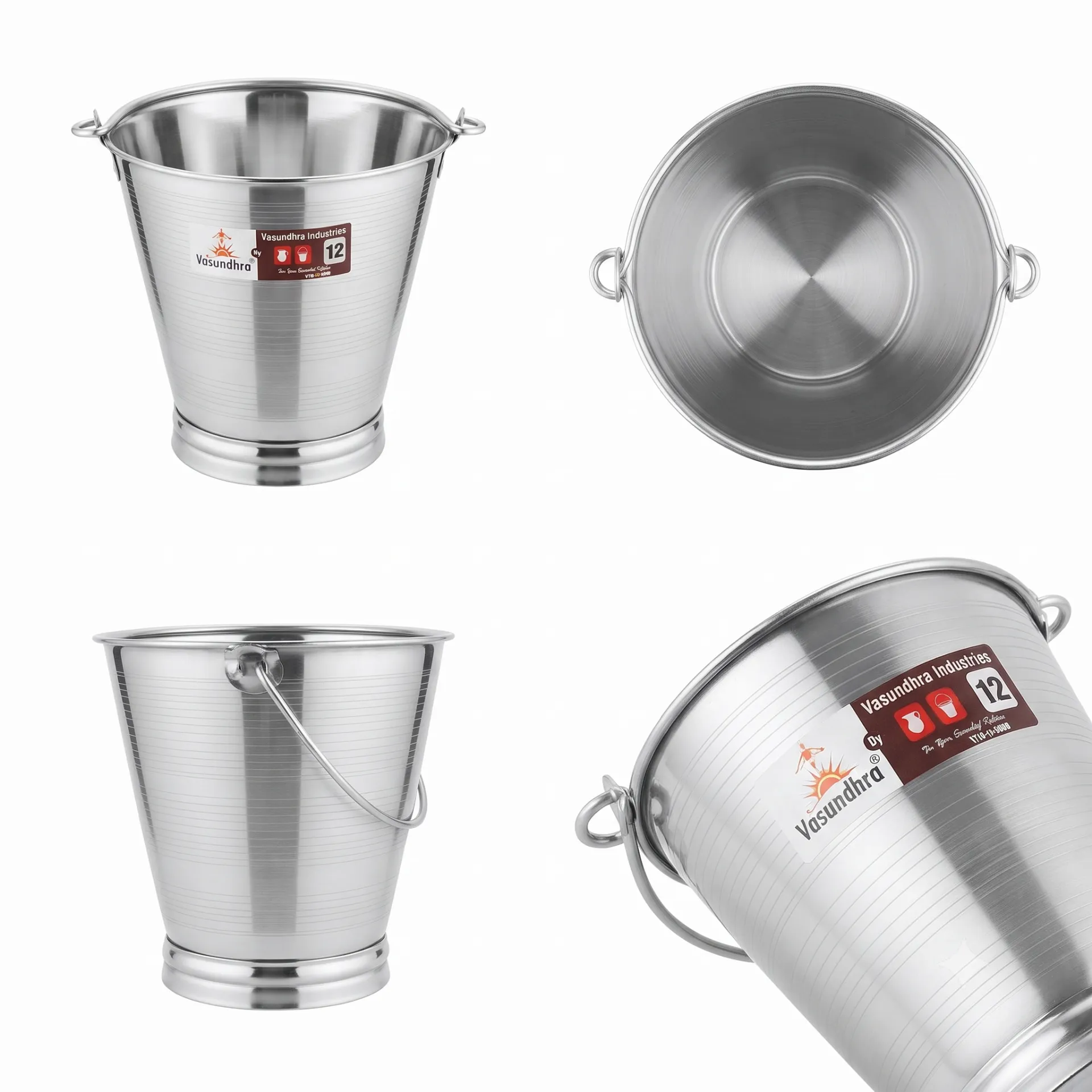 Stainless Steel Balti (Bucket) 5 L